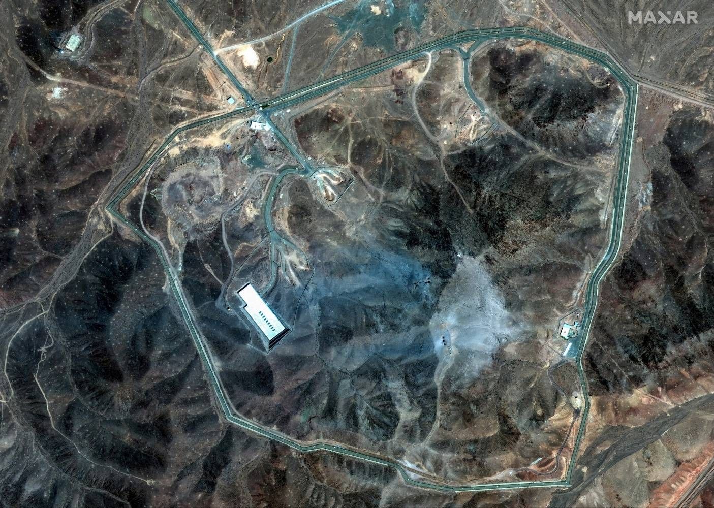What Satellite Images Reveal About the US Bombing of Iran's Nuclear Sites